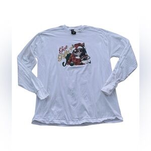 Vintage 1996 Space Jam Tag X-Large NWT Got Gifts Christmas Cat Long Sleeve Shirt